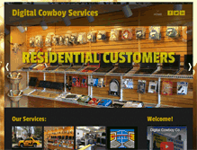 Tablet Screenshot of digitalcowboy.com